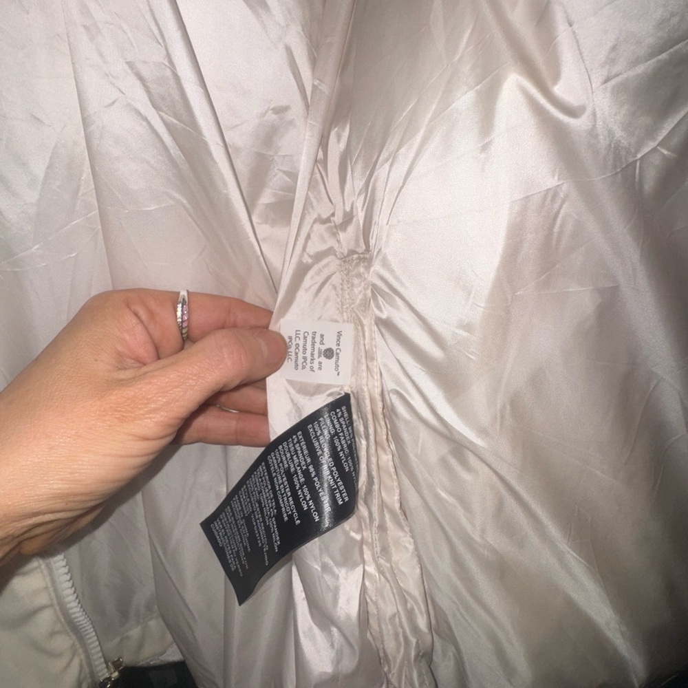 Vince Camuto Cream Puffer Jacket - Picture 4 of 9